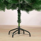 Искусственная ёлка «Зимнее волшебство. Кедр с серебром», 150 см, d иголок 10 см, d нижнего яруса 88 см, 152 ветки - Фото 4