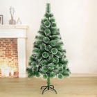 Искусственная ёлка с инеем «Зимнее волшебство. Кедр», 150 см, d иголок 10 см, d нижнего яруса 82 см, 152 ветки отгибаются - Фото 2