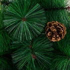 Искусственная ёлка настольная с шишками «Зимнее волшебство. Кедр зелёный», 60 см, d нижнего яруса 50 см, d иголок 10 см, 35 веток отгибаются - Фото 3