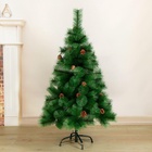 Искусственная ёлка «Зимнее волшебство. Кедр зелёный», 120 см, d иголок 10 см, d нижнего яруса 80 см, 110 веток отгибаются - Фото 2