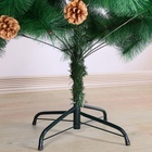 Искусственная ёлка с шишками «Зимнее волшебство. Кедр зелёный», 180 см, d иголок 10 см, d нижнего яруса 100 см, 235 веток отгибаются - Фото 4