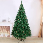 Искусственная ёлка «Зимнее волшебство. Кедр зелёный», шишки 240 см, d иголок 10 см, d нижнего яруса 140 см, 510 веток отгибаются - Фото 2