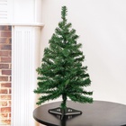 Искусственная ёлка «Зимнее волшебство. Простая», 60 см, d нижнего яруса 30 см, d иголок 6 см, 60 ПВХ веток отгибаются - Фото 2