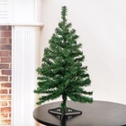 Искусственная ёлка «Зимнее волшебство. Простая», 60 см, d нижнего яруса 30 см, d иголок 6 см, 60 ПВХ веток отгибаются - Фото 3