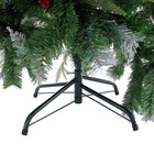 Искусственная ёлка «Зимнее волшебство. Зауженная», 150 см, d нижнего яруса 90 см, 480 ПВХ веток отгибаются - Фото 4