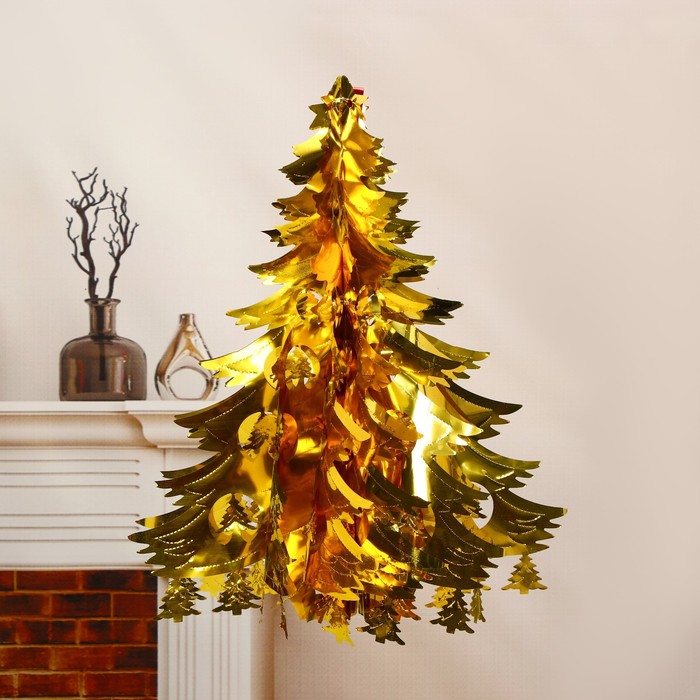 Шар фольгированный «Ёлка» 59×23 см, МИКС - Фото 1