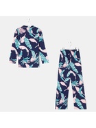 Пижама женская (рубашка, брюки) KAFTAN Tropical dream, размер 40-42 5130647