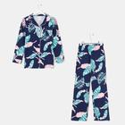 Пижама женская (рубашка и брюки) KAFTAN "Tropical dream" р. 48-50 - Фото 5
