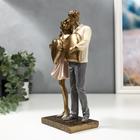 Фигурка полистоун «Влюблённая пара с сердцами», 25.5×8.5×15 см - Фото 3