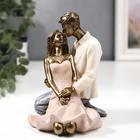 Сувенир полистоун "Влюблённая пара - близость" 14х10х12 см - фото 806006269