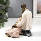 Сувенир полистоун "Влюблённая пара - близость" 14х10х12 см - фото 806006271