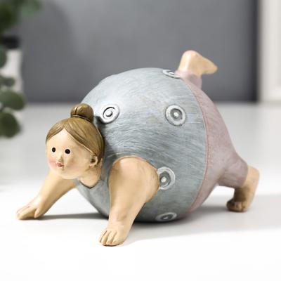 Фигурка полистоун «Пышечка - фитнес», 8.5×8.5×13.5 см