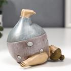 Фигурка полистоун «Пышечка: упражнение берёзка», 10.5×11×11.5 см - Фото 4