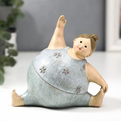 Фигурка полистоун «Пышечка: растяжка», 12×8.5×13 см