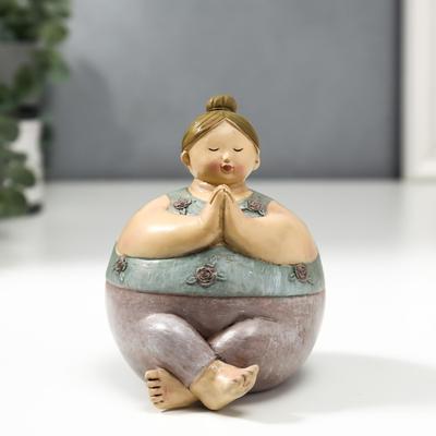 Фигурка полистоун «Пышечка медитирует», 11×8.5×10 см