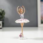 Фигурка полистоун «Балерина розово-голубое платье», 13.5×5.5×6 см - Фото 1