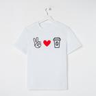 Футболка женская KAFTAN "Love coffee" р. 52-54 - фото 808983964
