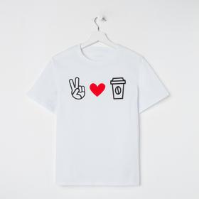 Футболка женская KAFTAN "Love coffee" р. 52-54