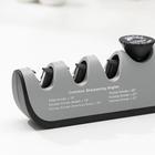 Точилка Hi-tech, 4 в 1, с регулятором угла заточки, серая - Фото 3