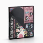 Подарочный набор: наушники, маска для сна и зарядное устройство 5000 mAh м. PB-05 «Единорог», 20.5×16.5 см - Фото 11