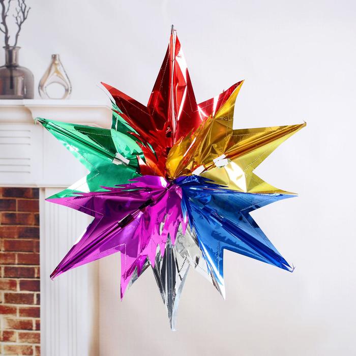 Шар фольгированный «Звезда» 30×28 см - Фото 1