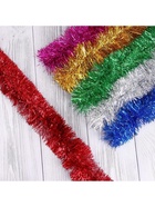 Мишура новогодняя «Зимнее волшебство. Блеск», d=7 см, 200 см, МИКС - Фото 7