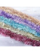 Мишура новогодняя «Зимнее волшебство. Снег», d=10 см, 200 см, МИКС - Фото 7