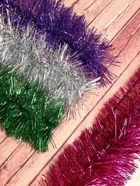 Мишура новогодняя «Зимнее волшебство. Фиолет», d=12 см, 200 см, МИКС - Фото 8