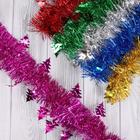 Мишура новогодняя «Зимнее волшебство. Блеск ёлка», d=8 см, 200 см, МИКС - Фото 1