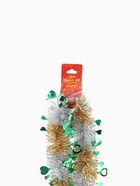 Мишура новогодняя «Зимнее волшебство. Переплёт», сердце, d=5 см, 200 см, МИКС 702607