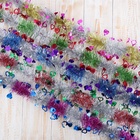 Мишура новогодняя «Зимнее волшебство. Переплёт», сердце, d=5 см, 200 см, МИКС 702607