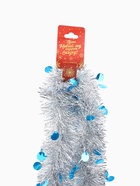 Мишура новогодняя «Зимнее волшебство. Переплёт», кружочки, d=5 см, 200 см, МИКС 702612