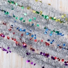 Мишура новогодняя «Зимнее волшебство. Переплёт», кружочки, d=5 см, 200 см, МИКС 702612