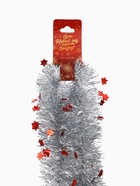 Мишура новогодняя «Зимнее волшебство. Переплёт», звездочки, d=5 см, 200 см, МИКС - Фото 6