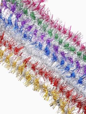 Мишура новогодняя «Зимнее волшебство. Фонарик», d=5 см, 200 см, МИКС 702620