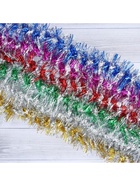 Мишура новогодняя «Зимнее волшебство. Фонарик», d=5 см, 200 см, МИКС  (артикул 702620)  большой выбор товаров оптом и в розницу по низким ценам с доставкой