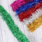 Мишура новогодняя «Зимнее волшебство. Гламур», d=9 см, 200 см, МИКС - Фото 3