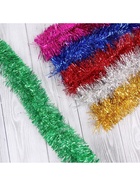 Мишура новогодняя «Зимнее волшебство. Гламур», d=9 см, 200 см, МИКС - Фото 8