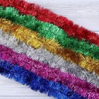 Мишура новогодняя «Зимнее волшебство. Узкая», d=5 см, 200 см, МИКС - Фото 1