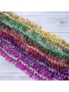 Мишура новогодняя «Зимнее волшебство. Фонарик ёжик», d=7 см, 200 см, МИКС - Фото 8