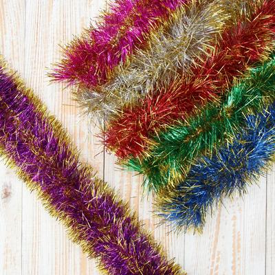 Мишура новогодняя «Зимнее волшебство. Фонтан», d=8 см, 200 см, МИКС