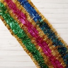 Мишура новогодняя «Зимнее волшебство. Блеск», широкая, d=15 см, 200 см, МИКС 702637