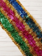 Мишура новогодняя «Зимнее волшебство. Блеск», широкая, d=15 см, 200 см, МИКС - Фото 7