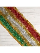 Мишура новогодняя «Зимнее волшебство. Блеск», широкая, d=15 см, 200 см, МИКС 702637