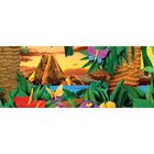 Бумага крепированная 50*250 см Sadipal 1 л 32 г/м2, растяжение 70%, канарейка желтая 12437 - Фото 2