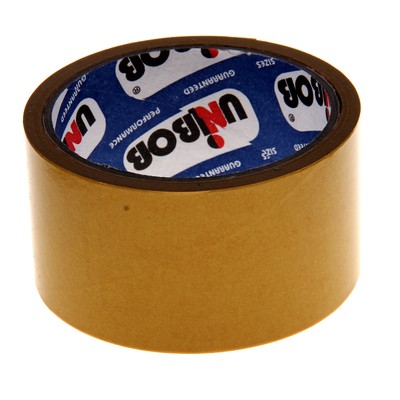 Клейкая лента UNIBOB, двусторонняя, 50 мм × 10 м