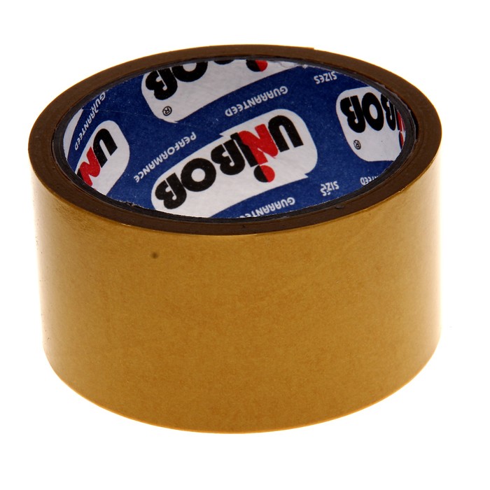 Клейкая лента UNIBOB, двусторонняя, 50 мм × 10 м - Фото 1