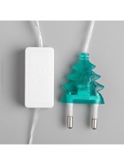 Гирлянда «Нить» 5 м с насадками «Звёзды», IP20, прозрачная нить, 20 LED, свечение мульти (RG/RB), мигание, 220 В 703338 - фото 319935755