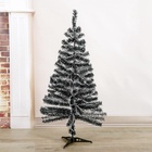 Искусственная ёлка с инеем «Зимнее волшебство. Радуга», 90 см, d нижнего яруса 40 см, d иголок 6 см, 90 веток ПВХ веток отгибаются - Фото 2