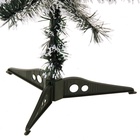 Искусственная ёлка с инеем «Зимнее волшебство. Радуга», 90 см, d нижнего яруса 40 см, d иголок 6 см, 90 веток ПВХ веток отгибаются - Фото 4